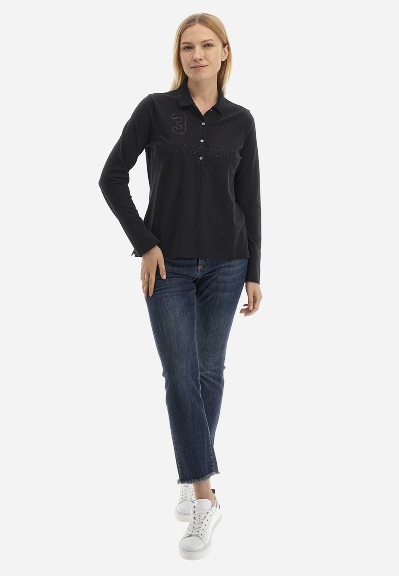 LA MARTINA Longsleeve zwart LA MARTINA Longsleeve zwart