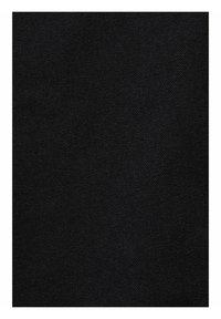 Tissu noir avec un motif sergé diagonal et une surface lisse et texturée.