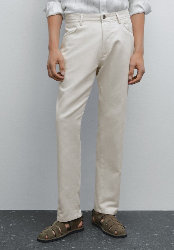 Jeans Tapered Fit - beige