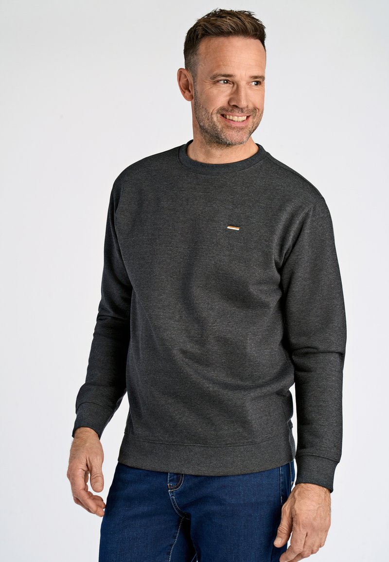 Jack's Sportswear CREW NECK - Sudadera - dk grey mel
