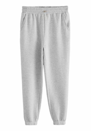 REGULAR FIT - TEXTURED CUFFED JOGGERS - Tréningruha alsók - grey