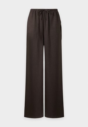 Vero Moda Tall, VMMELANEY LOOSE PANT - Stoffhose - chocolate torte