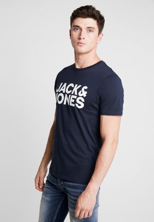 JJECORP LOGO TEE O-NECK - T-shirt med print - navy blazer