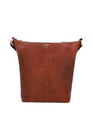 Gusti Leder KELSEY - Skuldertasker - braun struktur