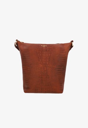 Gusti Leder KELSEY - Borsa a tracolla - braun struktur