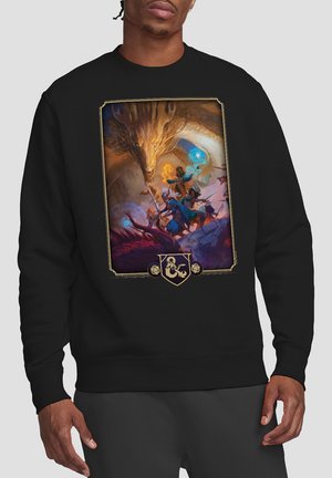 DUNGEONS DRAGONS - PLAYERS HANDBOOK COVER - Sweatshirt - black