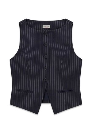 Guess, NADELSTREIFEN-WESTE - Veste sans manches - dunkelblau