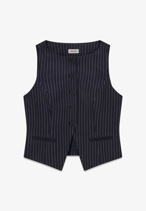 Guess, NADELSTREIFEN-WESTE - Veste sans manches - dunkelblau