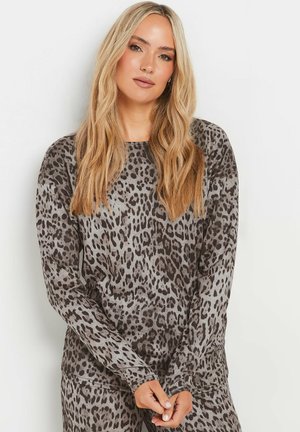 ANIMAL PRINT - Långärmad tröja - grey