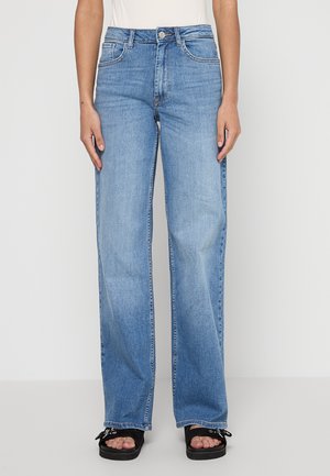 ONLJUDITH WIDE  - Jeans straight leg - medium blue denim
