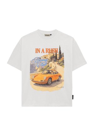 SPEEDING TEE - T-Shirt print - off-white