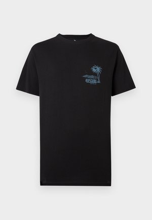 SPORTLINE TUBULAR TEE UNISEX - Majica kratkih rukava s printom - black