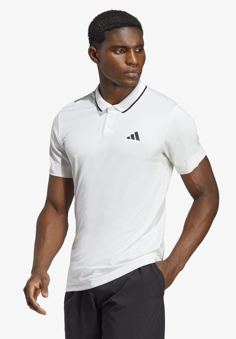 adidas Performance TENNIS FREELIFT Poloshirt white/weiß Zalando.de