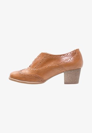 Pier One Boots à talons - cognac