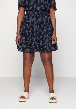 Vmsmilla H W Ankle Skirt Ankle Bright White Aop Airy Blue Jo