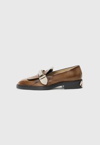 BRUSHED LOAFERS - Pantofi slip-on - brown