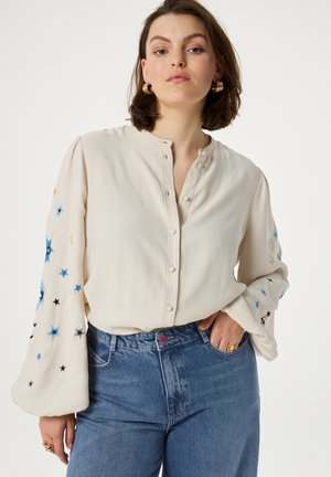 Blouse - cream white