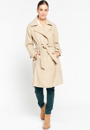 Manteau Vintage Duffer - Laine Beige Classique - Taille M - Occasion Très Bon État