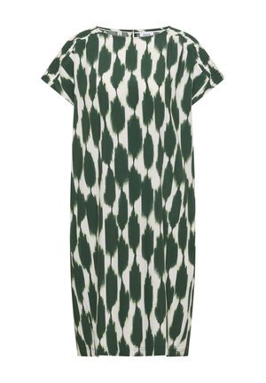 Cecil, KNIELANGES KLEID MIT CAPSLEEVES UND PRINT - Jurk - vanilla white