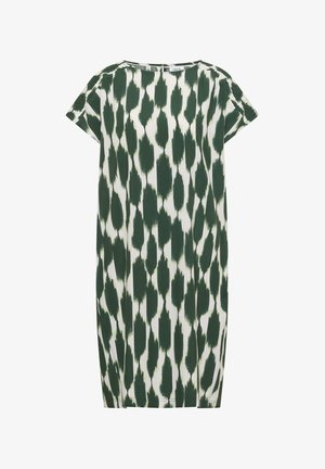 Cecil, KNIELANGES KLEID MIT CAPSLEEVES UND PRINT - Jurk - vanilla white