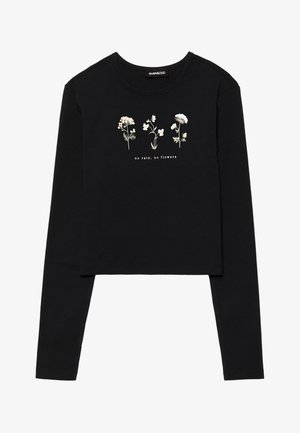 Even&Odd Langærmet T-shirt - black