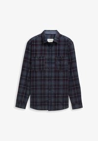 Geselecteerd, navy/red cord check