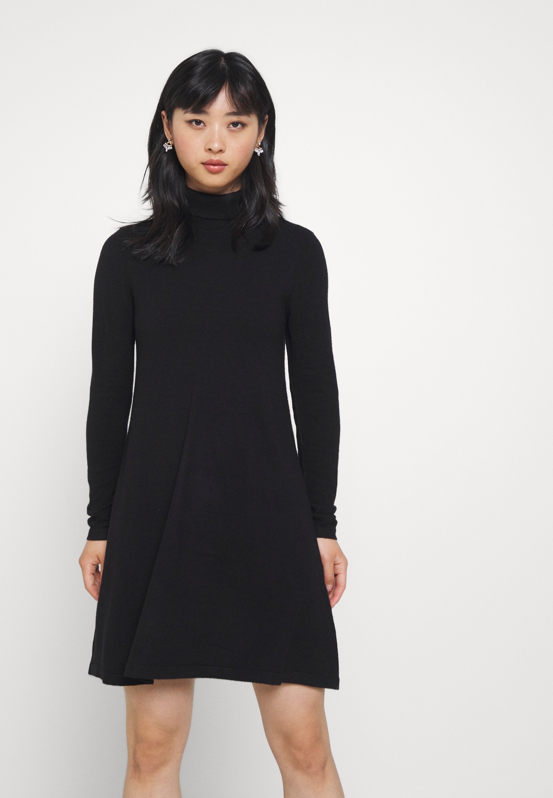 Vero Moda Curve VMNANCY FUNNELNECK DRESS - Strickkl Produktbild-Vorschau 3
