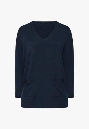 Evans, PLUS SIZE JUMPERS - Striktrøje - dark blue