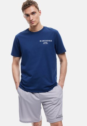T-shirt med print - dark blue