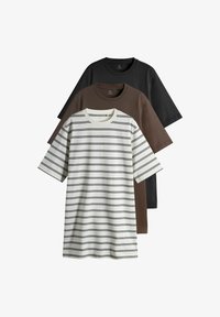 Vybráno, black chocolate brown stripe