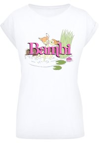 F4NT4STIC DISNEY BAMBI KISS - T-shirts med print - white