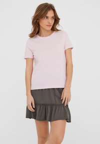 Vero Moda 2ER PACK PAULA - Basic T-shirt - blau rosa