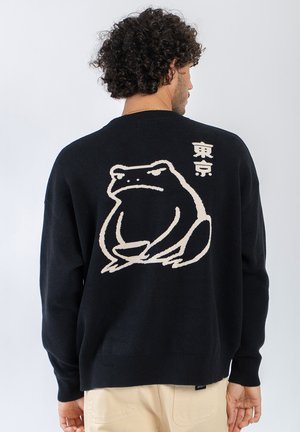 Kaotiko, RAMEN FROG UNISEX - Суитшърт - black