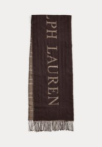 REVERSIBLE LOGO JACQUARD SCARF - Sciarpa - circuit brown