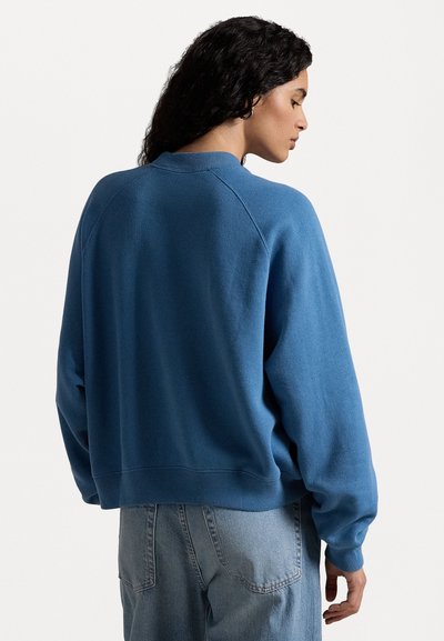 Polo Ralph Lauren POLO BEAR OVERSIZE FLEECE CREWNECK - Sweatshirt - petrol blue