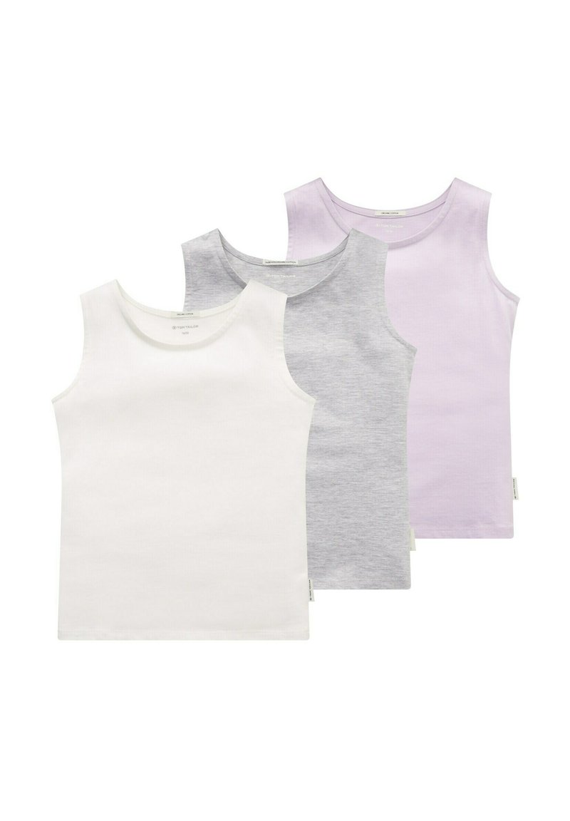 Kinder T-Shirts | TOM TAILOR IM DREIERPACK 3-ER-PACK Top whisper white/offwhite - AW19352 Kinder T-Shirts | TOM TAILOR IM DREIERPACK 3-ER-PACK Top whisper white/offwhite - AW19352