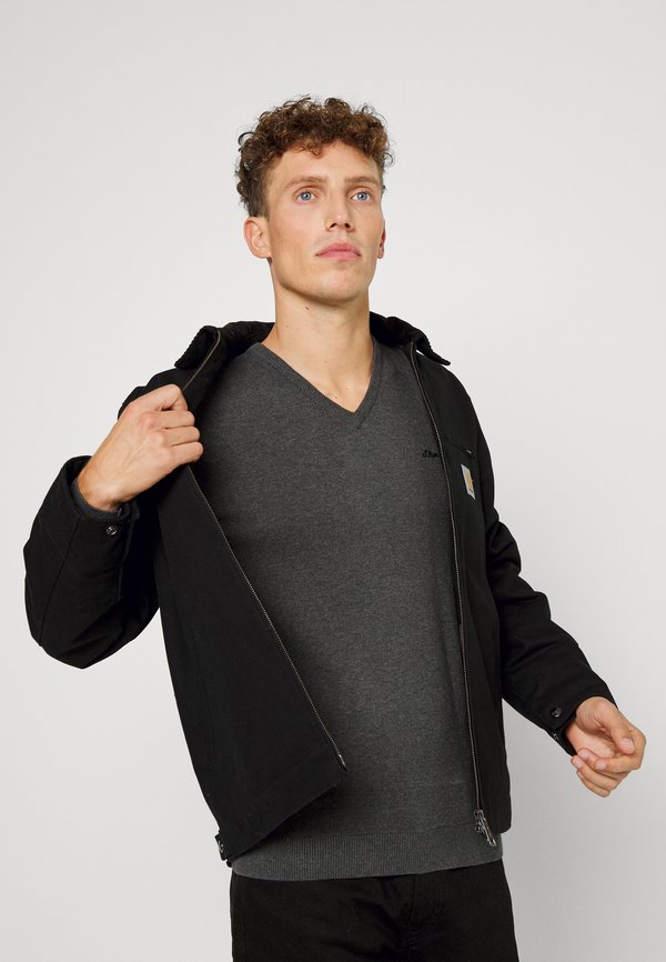 Strickpullover - anthracite melange