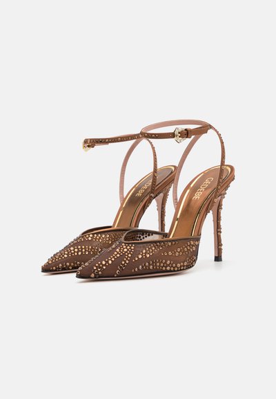 GEDEBE Zapatos altos - brown/smoked topaz