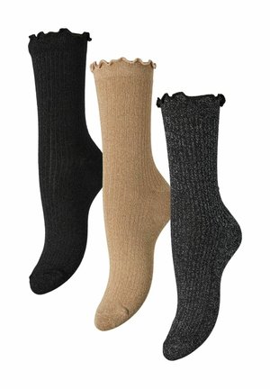 3 PACK - Strømper - black