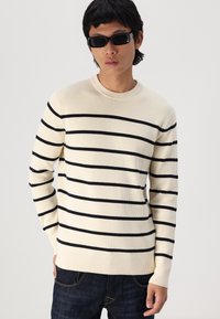 Only & Sons ONSPHIL CREW - Strickpullover - antique white