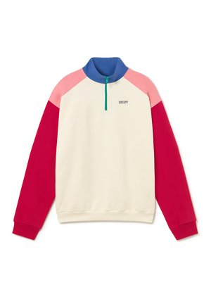 Kaotiko, AIR BREEZE - Sweatshirt - ivory/blue/pink/red
