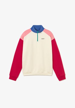 Kaotiko, AIR BREEZE - Sweatshirt - ivory/blue/pink/red
