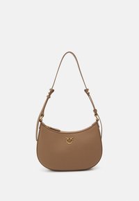 HALF MOON MINI - Borsa a mano - biscotto zenzero/antique gold