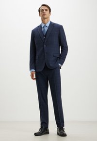 Calliope A QUADRI TINTA UNITA - Chino - blu
