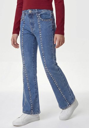 Guess, FLARE-BEIN JEANS MIT NIETEN - Široké džíny - blau