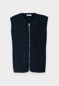 SAHANNES VEST - Waistcoat - dark blue