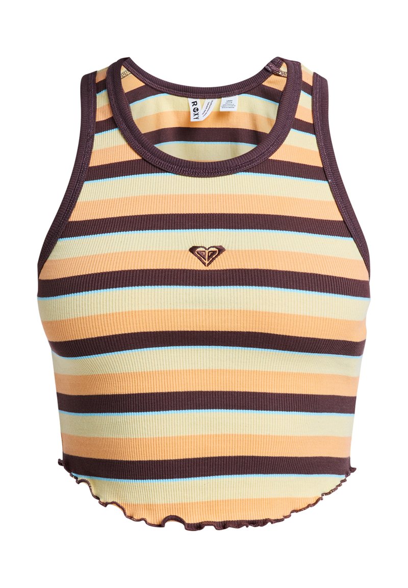 Roxy SUNLIGHT BOOST - Top - french roast hey day stripe/multi-coloured ...