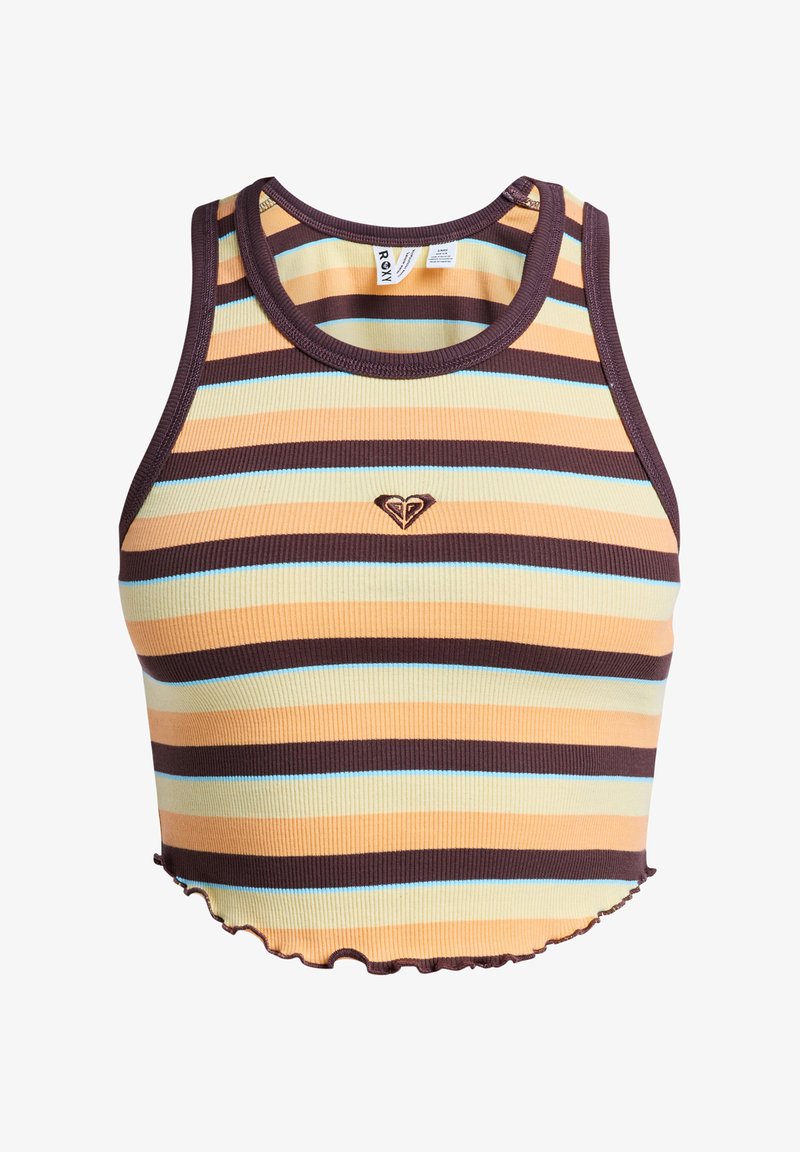 Boost Top Roxy SUNLIGHT BOOST - Top - french roast hey day stripe/multi-coloured ...