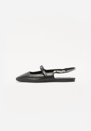 KONNIE SIGNIA - Slingback ballet pumps - black