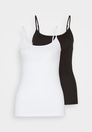 JDY JDYAVA SINGLET 2 PACK - Top - white & black